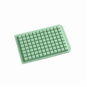 Porvair Sciences Prescored Silicone 96 cap mat for square well plates 997075SW-96