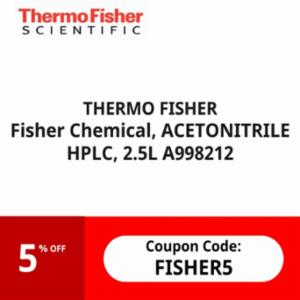 Thermo Fisher Fisher Chemical, ACETONITRILE HPLC, 2.5L A998212