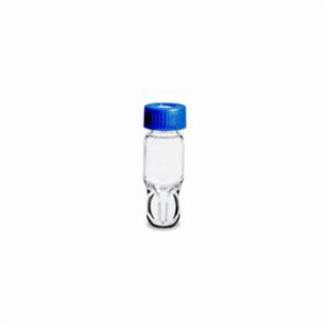 Waters LCGC Certified Clear Glass 12 x 32 mm Screw Neck Vial, Total Recovery, with Cap and PTFE/Silicone Septum, 1 mL Volume, 100/pk 186000384C