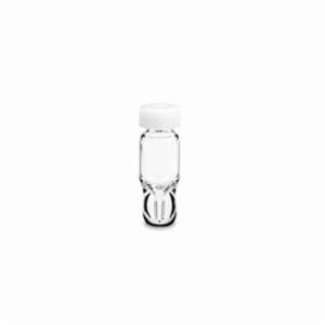 Waters LCMS Certified Clear Glass 12 x 32 mm Screw Neck Total Recovery Vial, with Cap and Preslit PTFE/Silicone Septum, 1 mL Volume, 100/pk 600000671CV