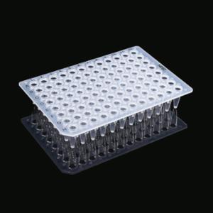 Wuxi Nest เพลท PCR 96 หลุม 0.2 ml, No Skirt, Clear,H1 5/bag, 25/pk, 100/cs 402001