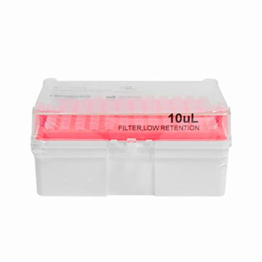 LabPro ปิเปตทิป 10uL Pipette Tip. Filter. Low Retention. Clear. Racked. Sterile96pieces/rack. 10racks/pack. 5packs/carton LPCP0046