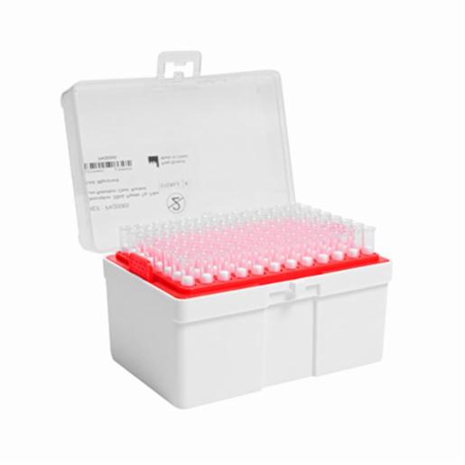 LabPRO QuickFit Pipette Tip 200uL, Filter, Clear, Racked, Sterile, 4,800pcs/carton LPCP0065