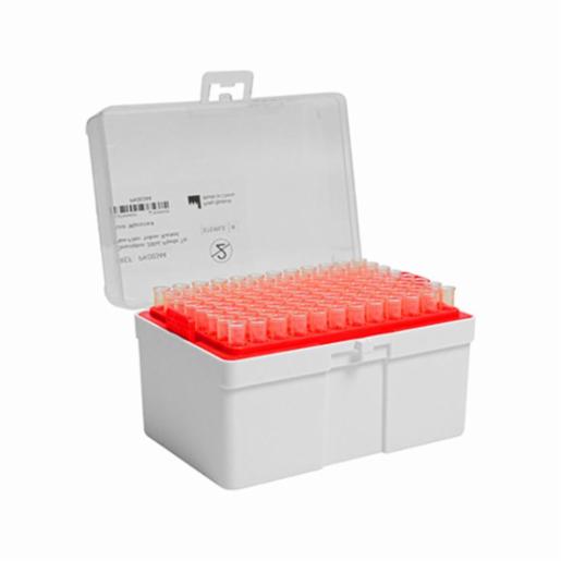 LabPro ปิเปตทิป 200uL Pipette Tip. Non-filter. Low Retention. Clear. Racked. Sterile96pieces/rack. 10racks/pack. 5packs/carton LPCP0064