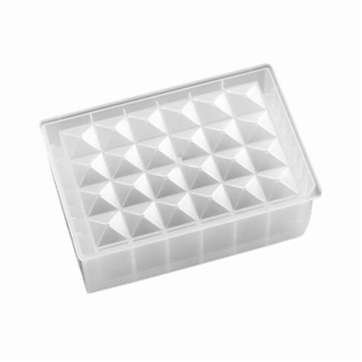 Porvair Sciences 24 square 10 ml well V bottom PP storage plate (Sterile) 360080